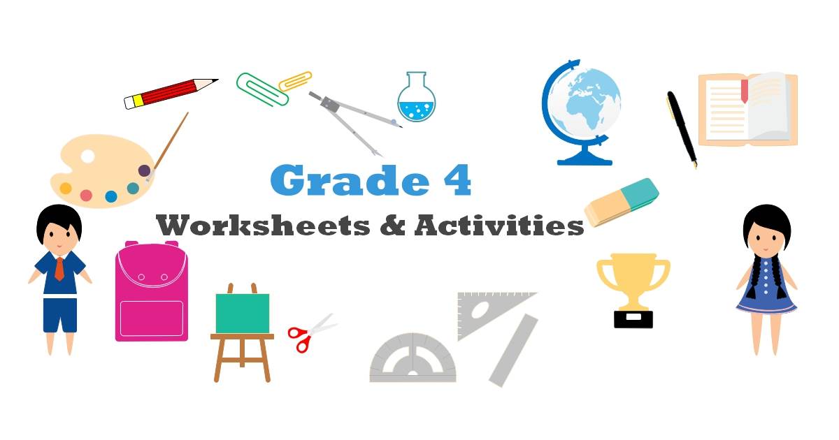 Free printable grade 4 activities and worksheets in pdf