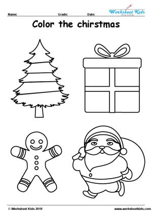 christmas coloring page