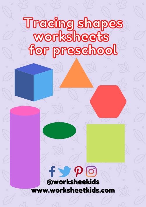 tracing shapes for preschoolers