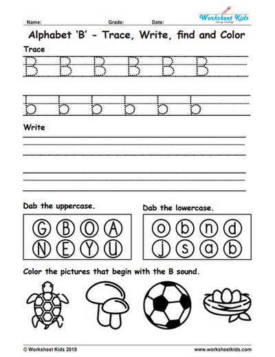 letter-b-trace-worksheets