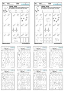 number sense free printable pdf worksheets kids