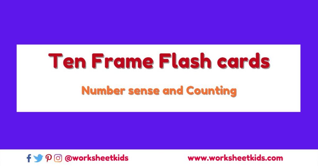 free ten frames printable flash cards