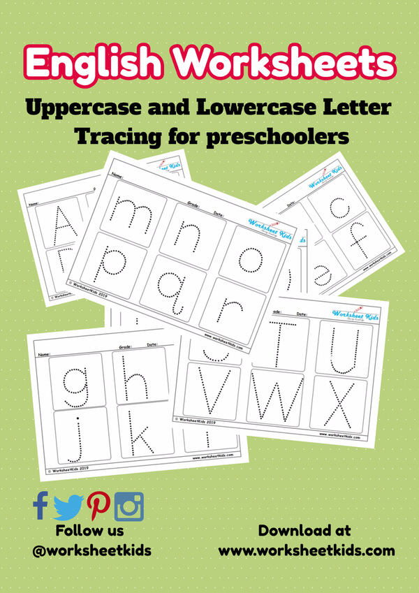 letter tracing for preschoolers