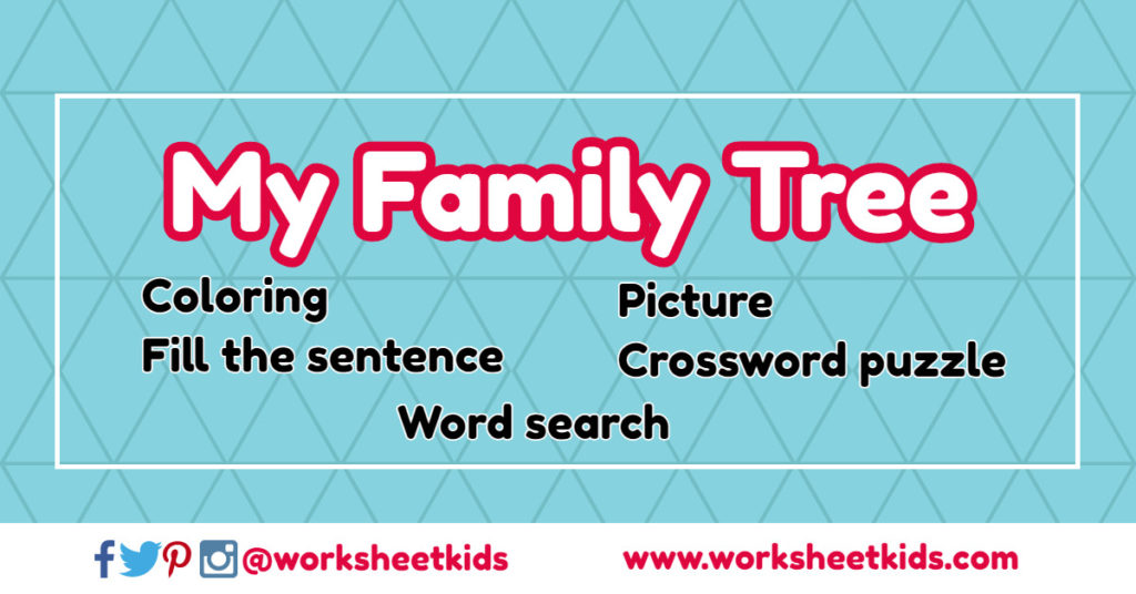 my family tree chart worksheet