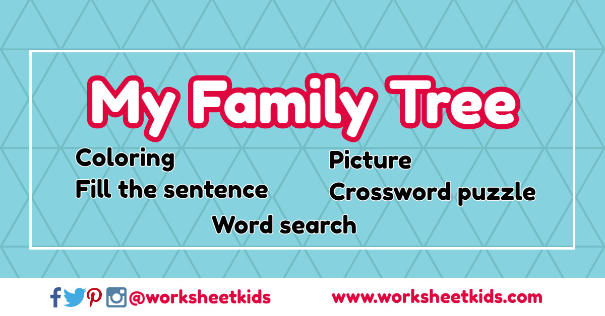 Family Tree Words Paper