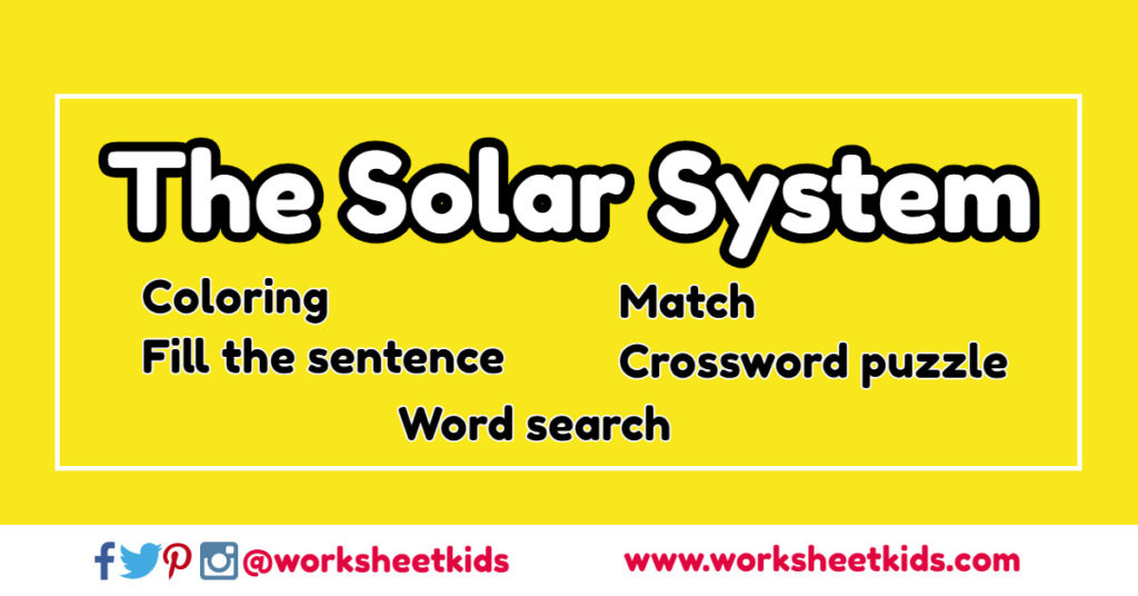 free solar system planet worksheets for kindergarten 1st 2nd 3rd grade preschool printable pdf